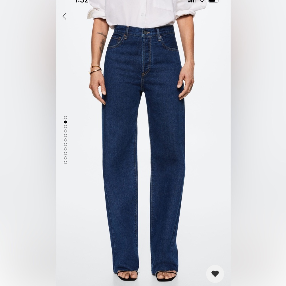 Mango wide leg jeans. Size 4